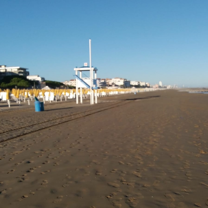 Plage privée à 100 mètres de l'hôtel